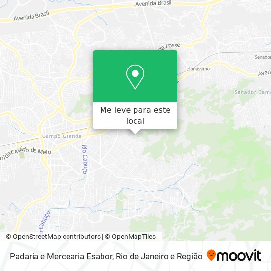 Padaria e Mercearia Esabor mapa