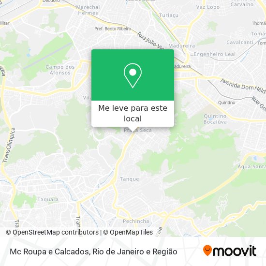 Mc Roupa e Calcados mapa