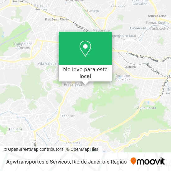 Agwtransportes e Servicos mapa