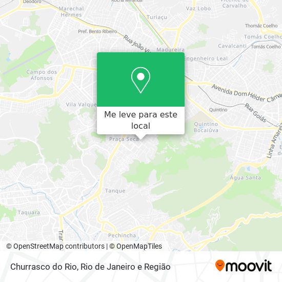 Churrasco do Rio mapa