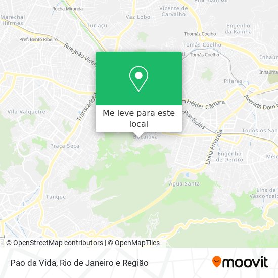Pao da Vida mapa