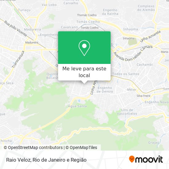 Raio Veloz mapa