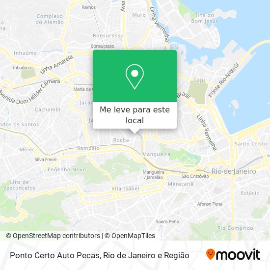 Ponto Certo Auto Pecas mapa