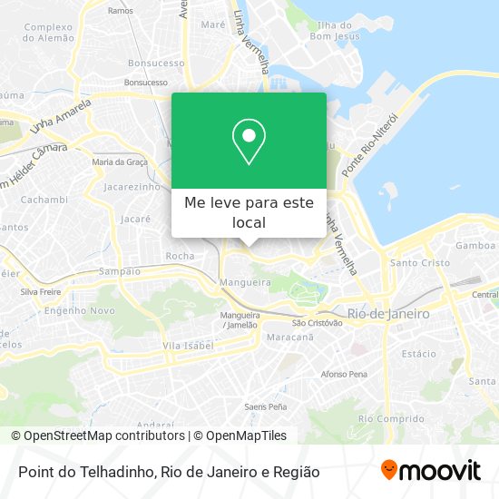 Point do Telhadinho mapa