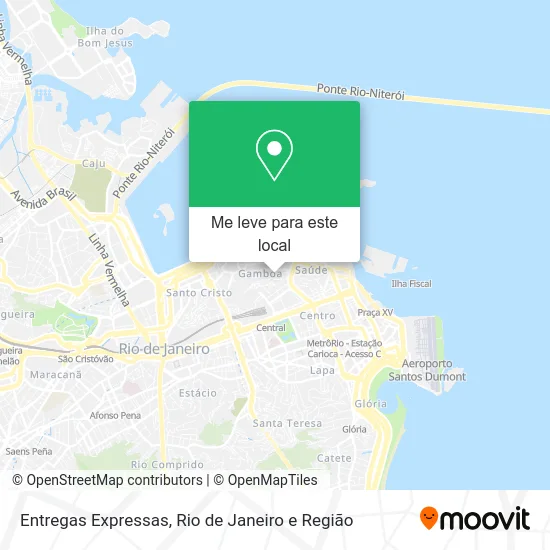 Entregas Expressas mapa