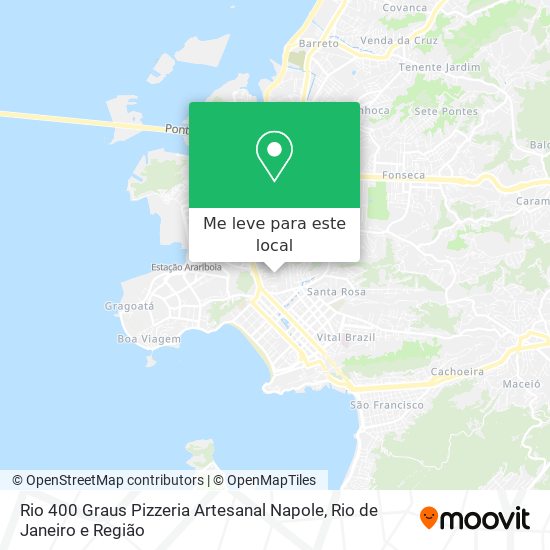 Rio 400 Graus Pizzeria Artesanal Napole mapa