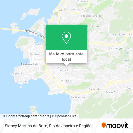 Sidney Martins de Brito mapa
