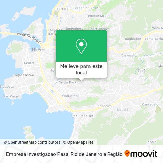 Empresa Investigacao Pasa mapa