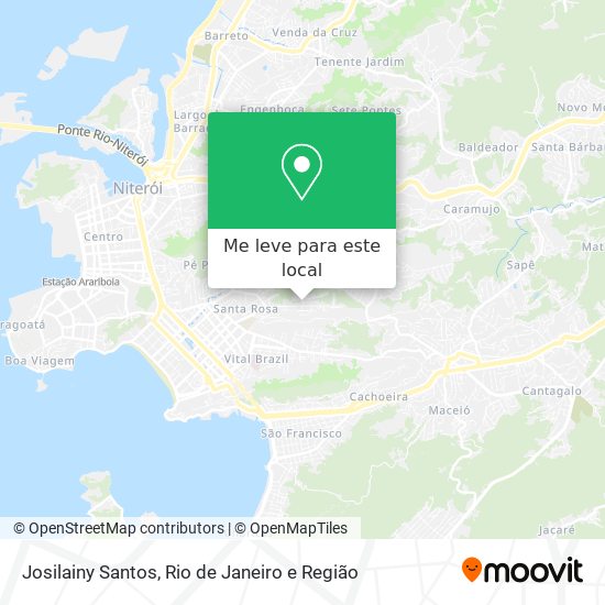 Josilainy Santos mapa