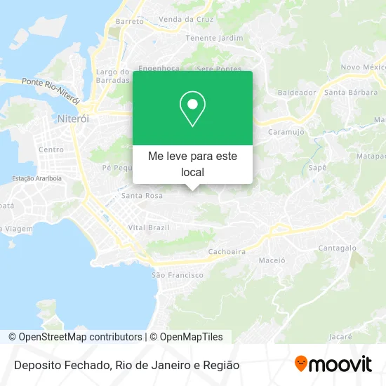 Deposito Fechado mapa