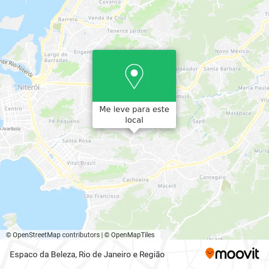 Espaco da Beleza mapa