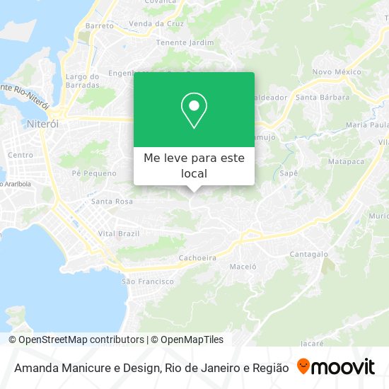 Amanda Manicure e Design mapa