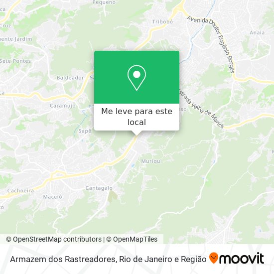 Armazem dos Rastreadores mapa