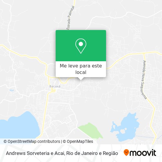 Andrews Sorveteria e Acai mapa