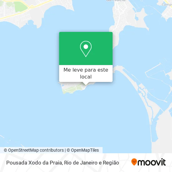 Pousada Xodo da Praia mapa