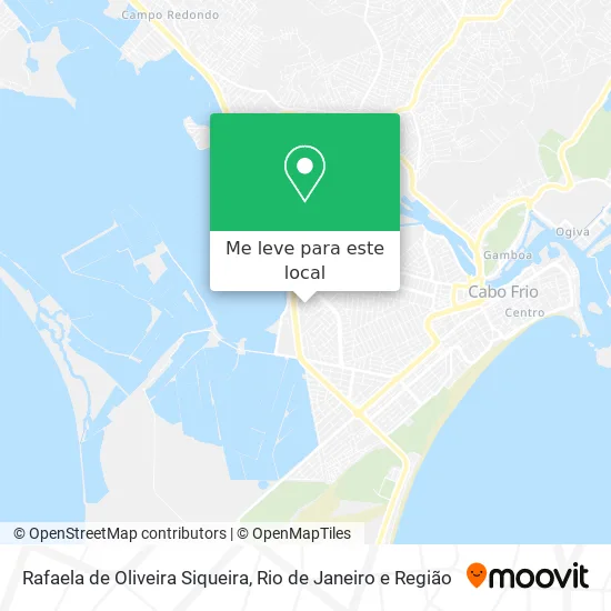 Rafaela de Oliveira Siqueira mapa