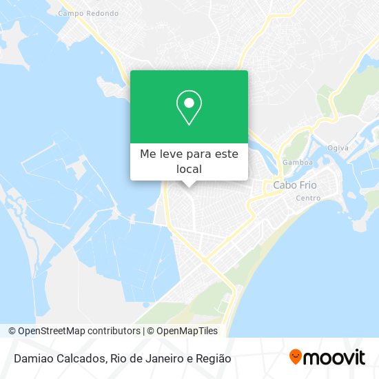 Damiao Calcados mapa