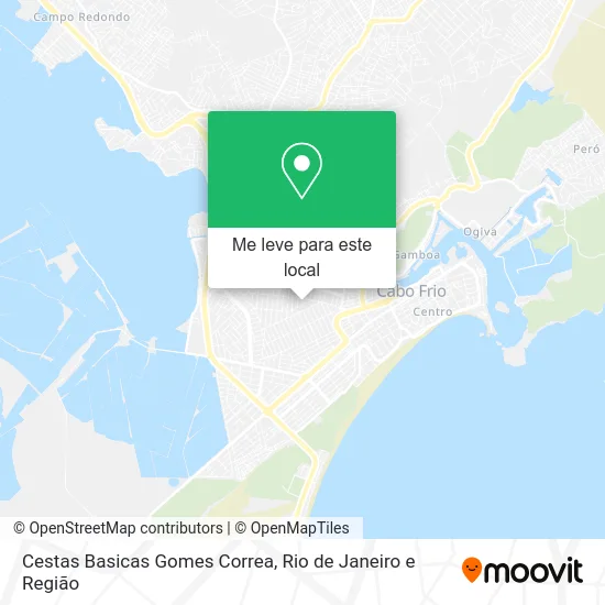 Cestas Basicas Gomes Correa mapa