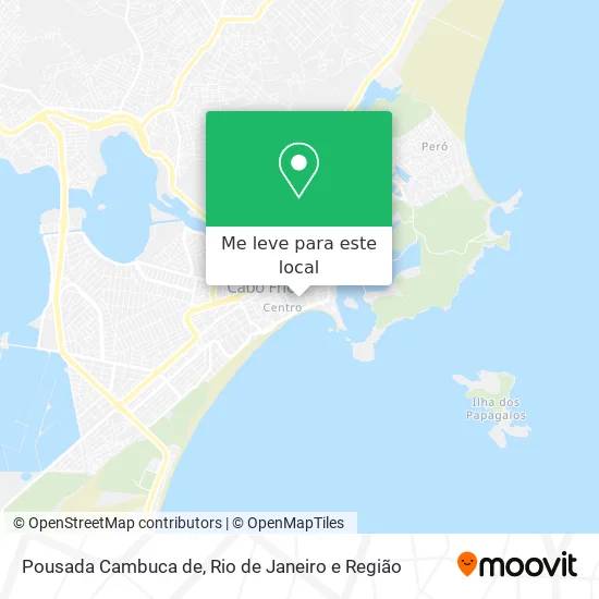 Pousada Cambuca de mapa