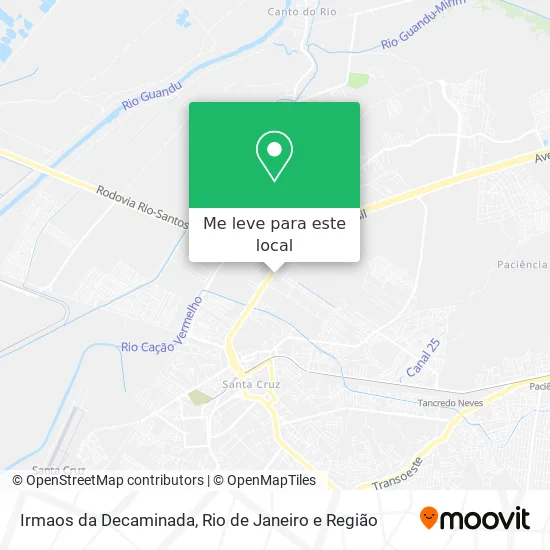 Irmaos da Decaminada mapa