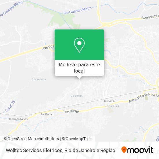 Welltec Servicos Eletricos mapa