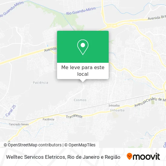 Welltec Servicos Eletricos mapa