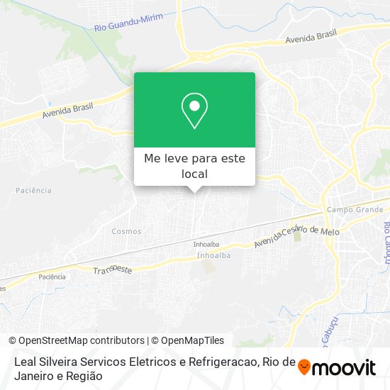 Leal Silveira Servicos Eletricos e Refrigeracao mapa