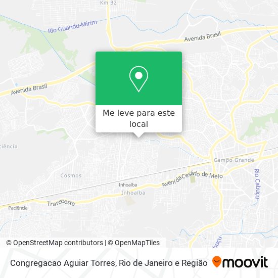 Congregacao Aguiar Torres mapa
