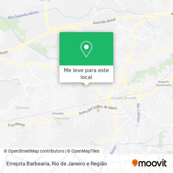 Errejota Barbearia mapa