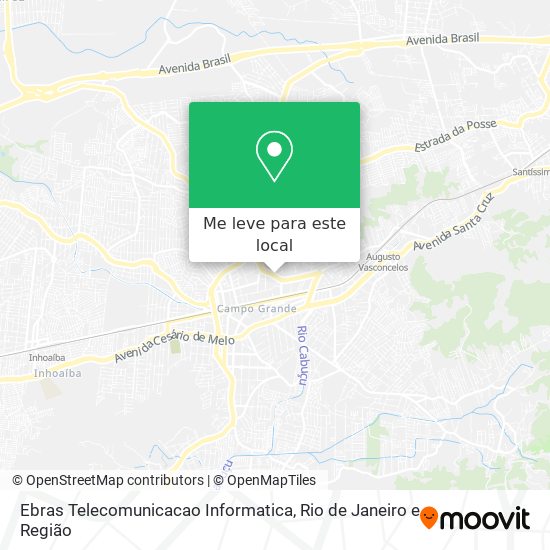 Ebras Telecomunicacao Informatica mapa