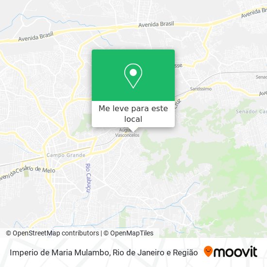 Imperio de Maria Mulambo mapa