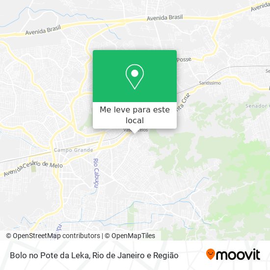 Bolo no Pote da Leka mapa