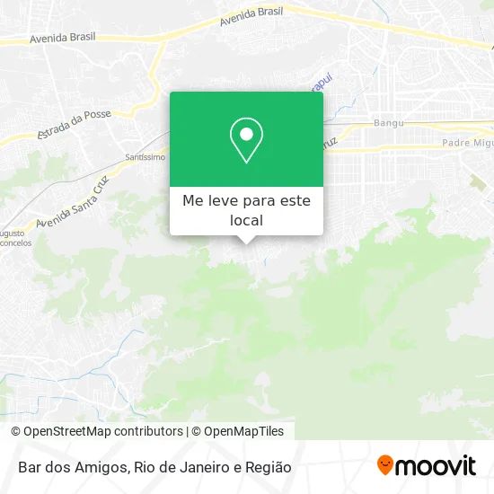 Bar dos Amigos mapa