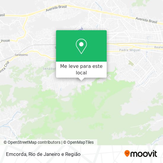Emcorda mapa