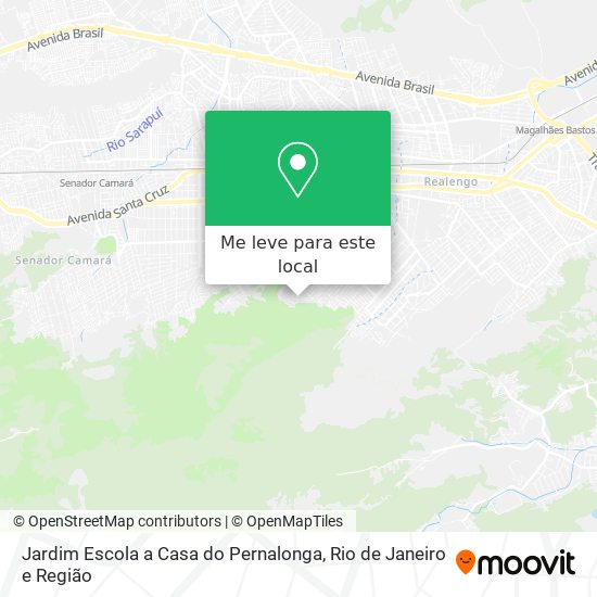 Jardim Escola a Casa do Pernalonga mapa