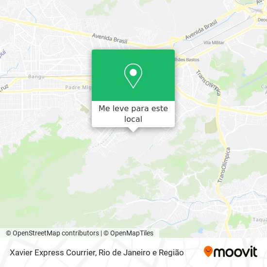 Xavier Express Courrier mapa