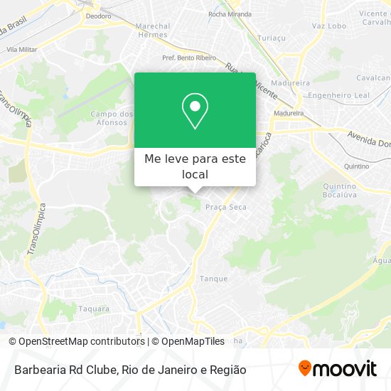 Barbearia Rd Clube mapa