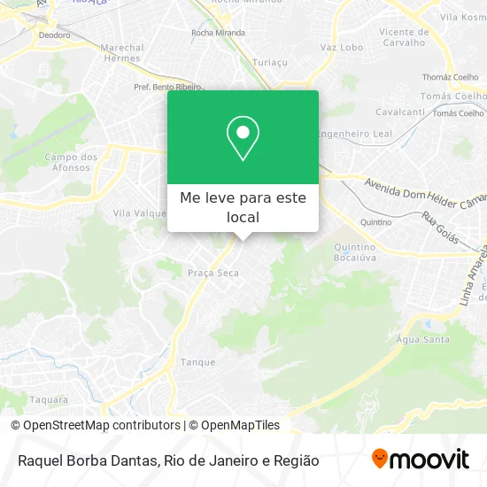 Raquel Borba Dantas mapa