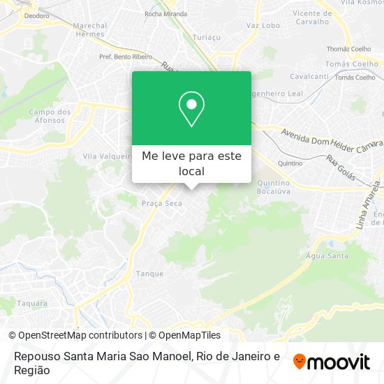 Repouso Santa Maria Sao Manoel mapa