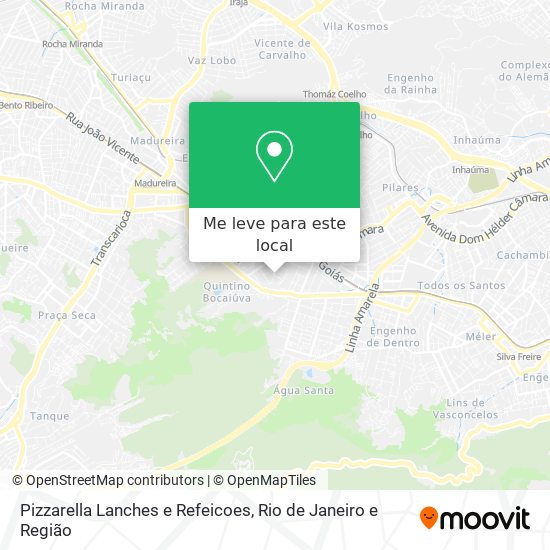 Pizzarella Lanches e Refeicoes mapa