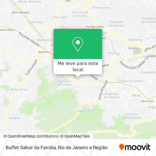 Buffet Sabor da Familia mapa