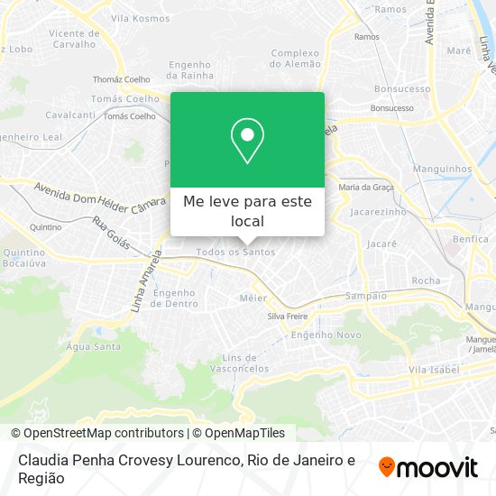 Claudia Penha Crovesy Lourenco mapa