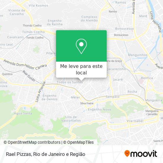 Rael Pizzas mapa