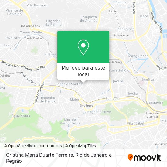 Cristina Maria Duarte Ferreira mapa