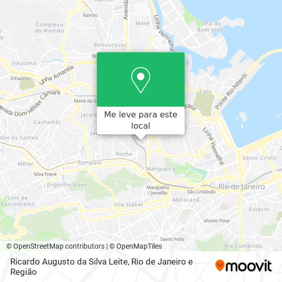 Ricardo Augusto da Silva Leite mapa