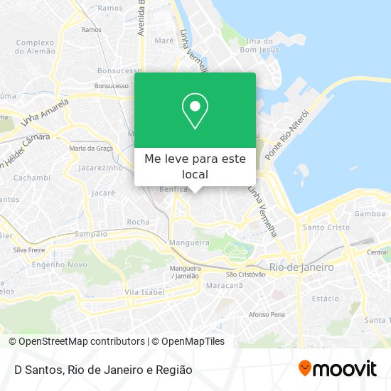 D Santos mapa