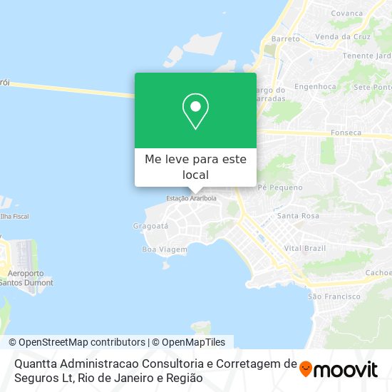 Quantta Administracao Consultoria e Corretagem de Seguros Lt mapa