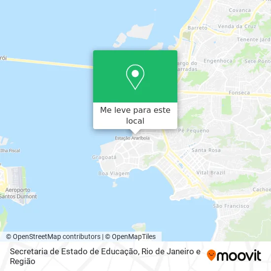 Secretaria de Estado de Educação mapa