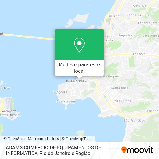 ADAMS COMERCIO DE EQUIPAMENTOS DE INFORMATICA mapa