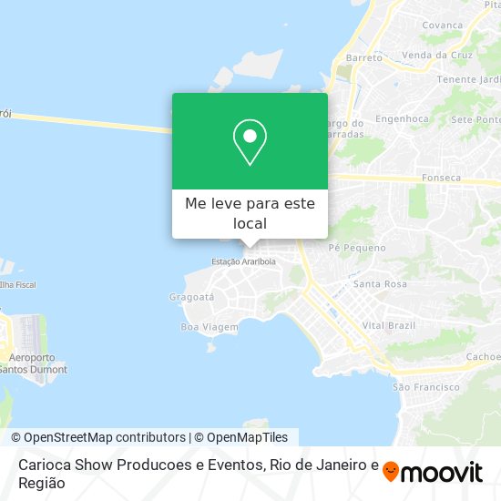 Carioca Show Producoes e Eventos mapa